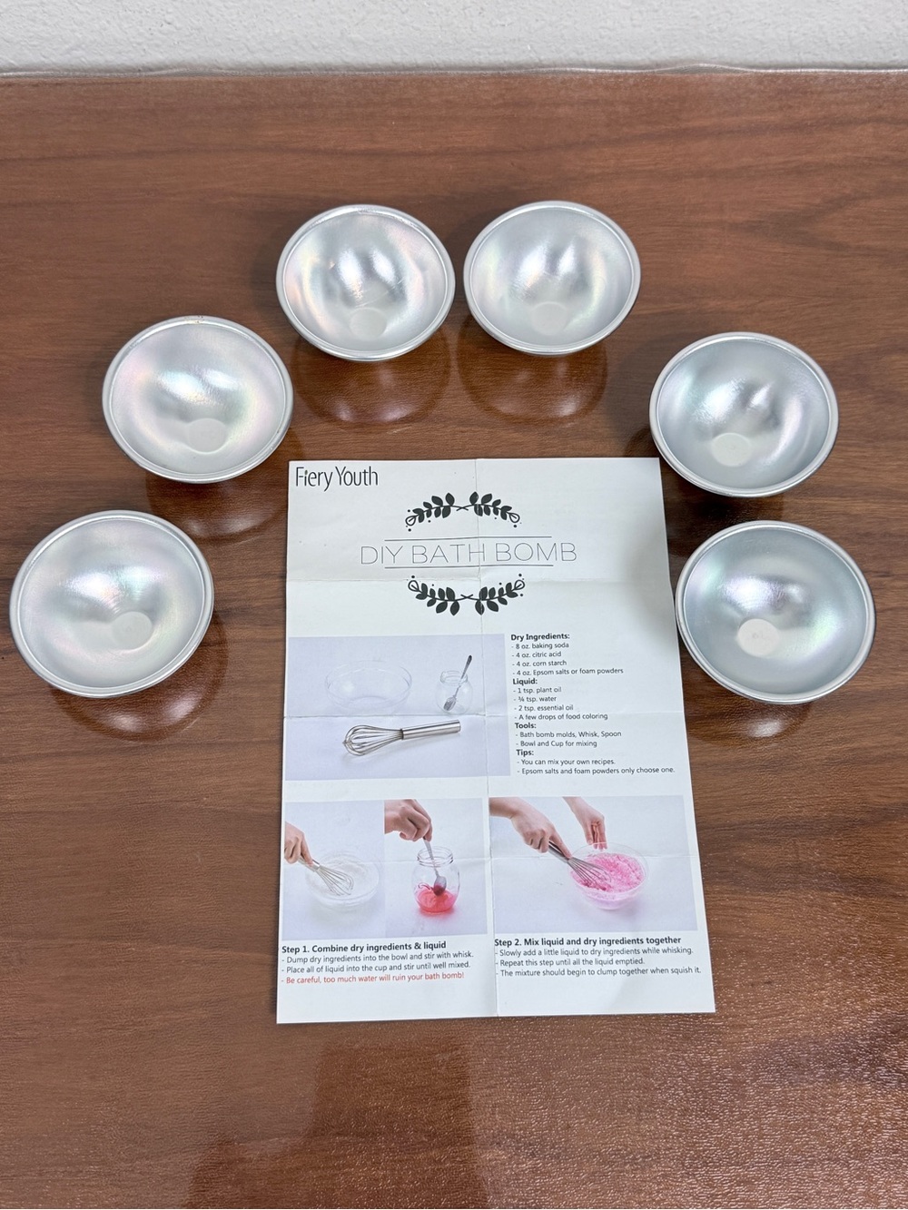 Fiery Youth Bath Bomb Mold Set DIY